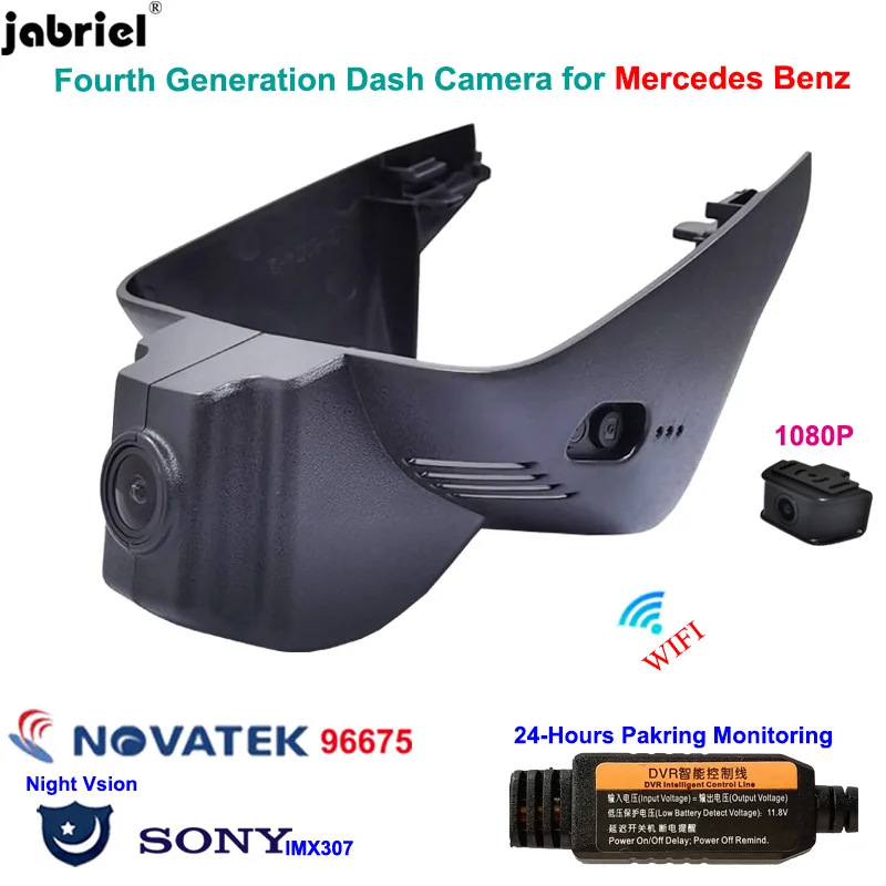 for Mercedes Benz Smart 453 for Smart fortwo forfour 453 2015 2016 2017 2018 2019 2020 2021 Full HD Car Dvr Dash Cam Camera