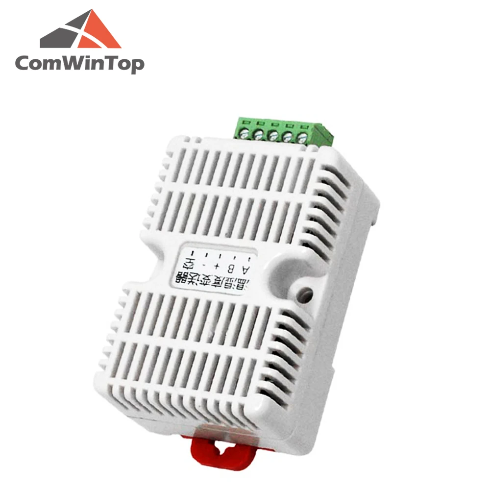 DIN35 Rail Modbus Rtu RS485 Temperature Humidity Transmitter