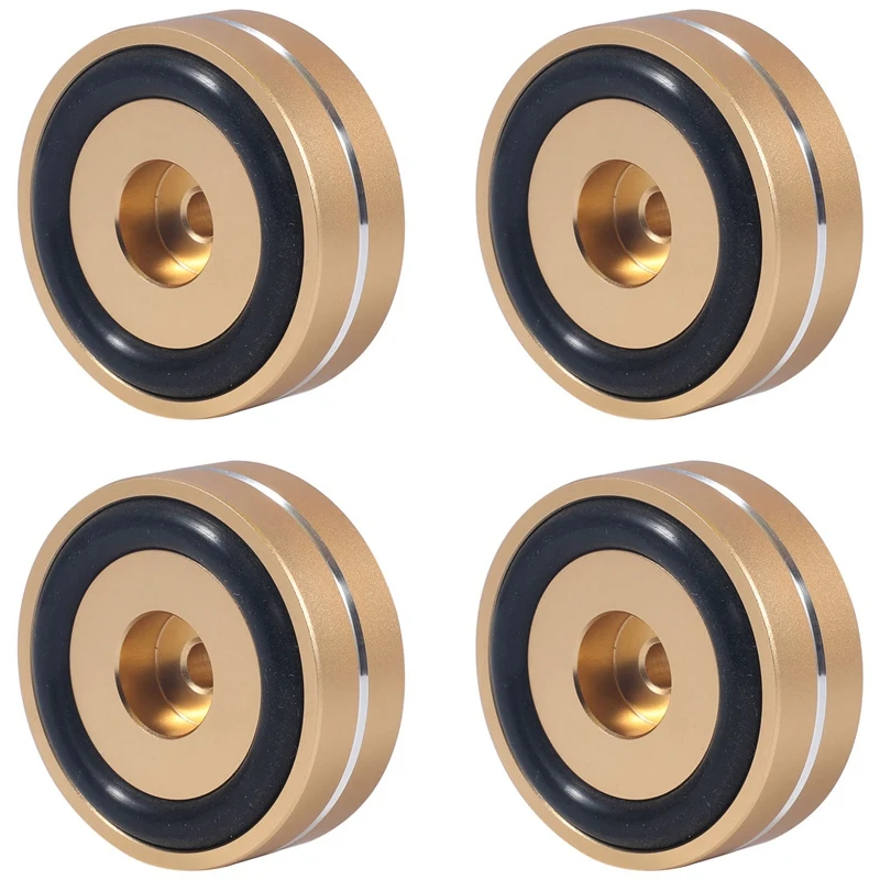 4 szt. Gramofon izolacja ochraniacze na nóżki aluminiowe kolce głośnikowe stojak stożki podstawa mata do wzmacniacza dźwięku Audio