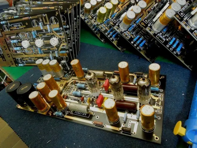 EAR834 MM RIAA Tube Phono Amplifier Stereo AMP LP Turntable Pre-Amp DIY Board