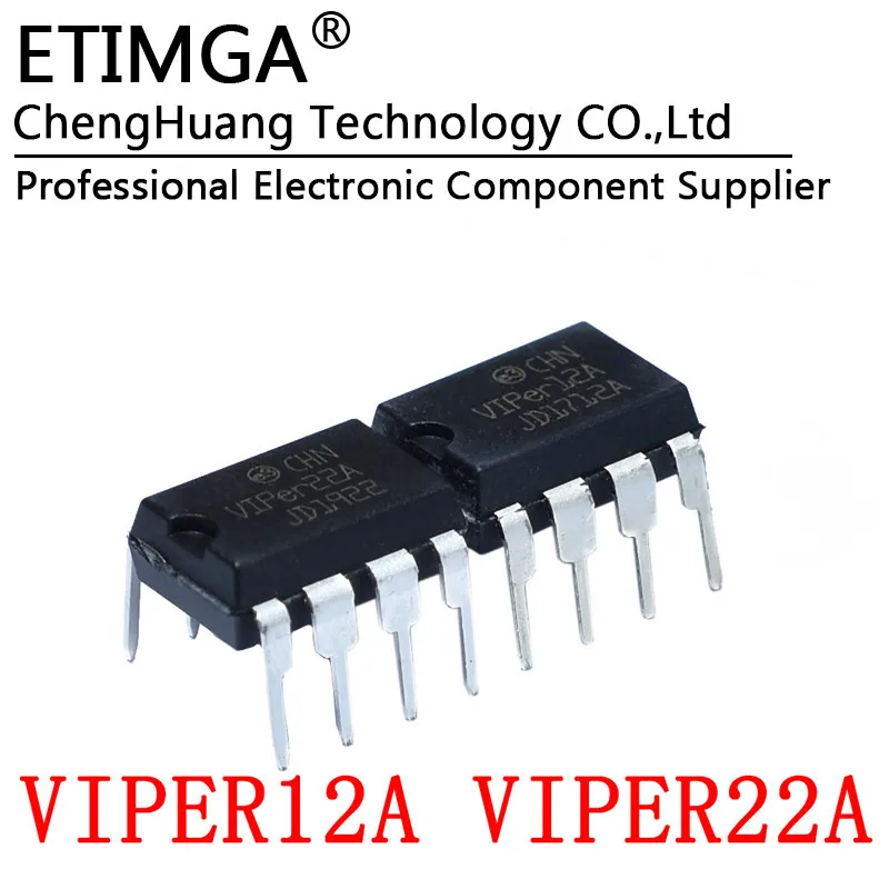 5PCS/LOT VIPer12A VIPer22A DIP-8 Switching power supply  induction cooker power management chip