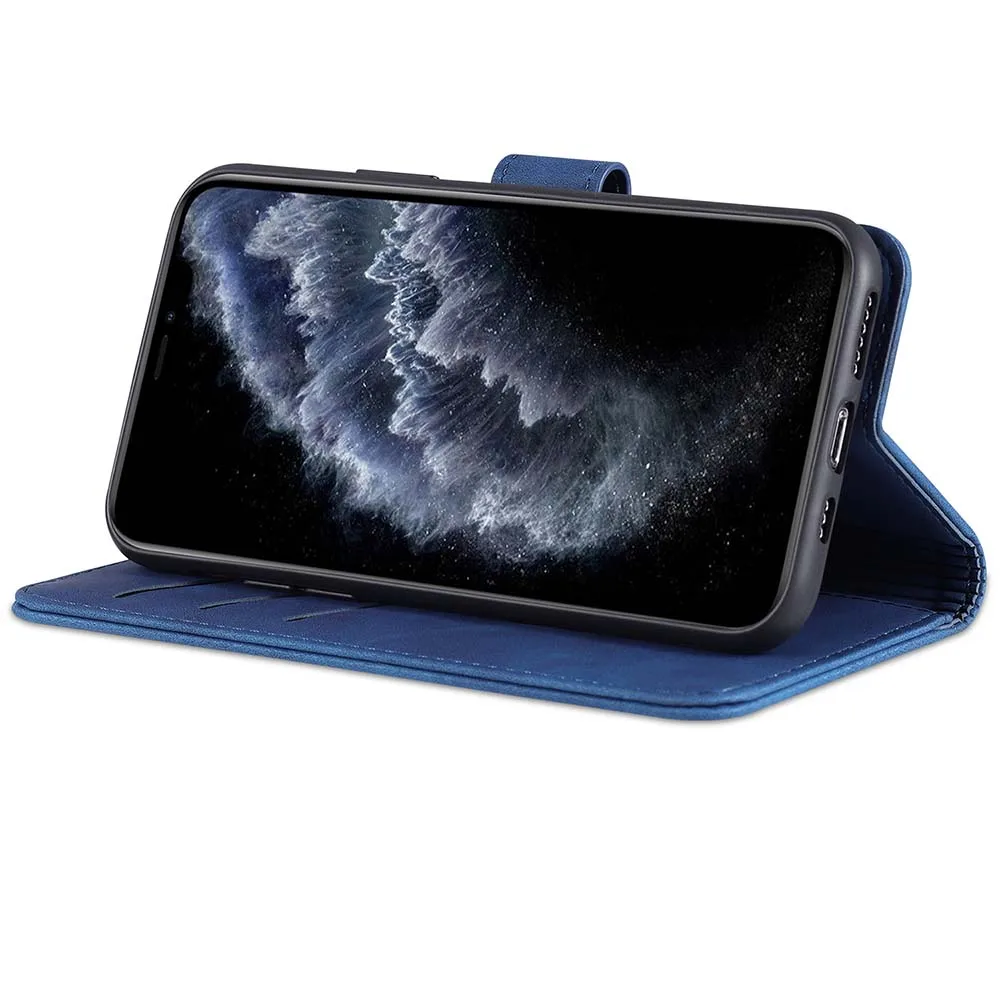 Bao Da Thời Trang Dành Cho iPhone 14 13 12 11 Pro X S XS Max XR 7 8 Plus SE PU TPU Mềm Gấp Gọn Đứng Bao Da