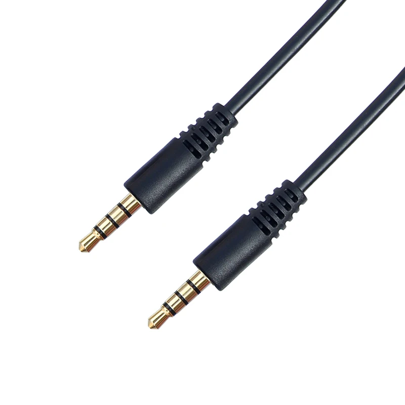 1M 3M AUX Cable 4 Pole 3.5mm to 3.5mm Jack Audio cable For Car SmartPhone Speaker Headphone Moible Phone