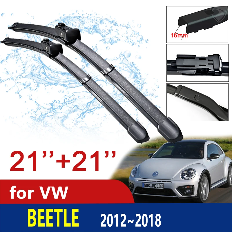 Car Wiper Blade for Volkswagen VW Beetle New Beetle 2012~2018 Front Windscreen Windshield Brushes Car Goods 2013 2014 2015