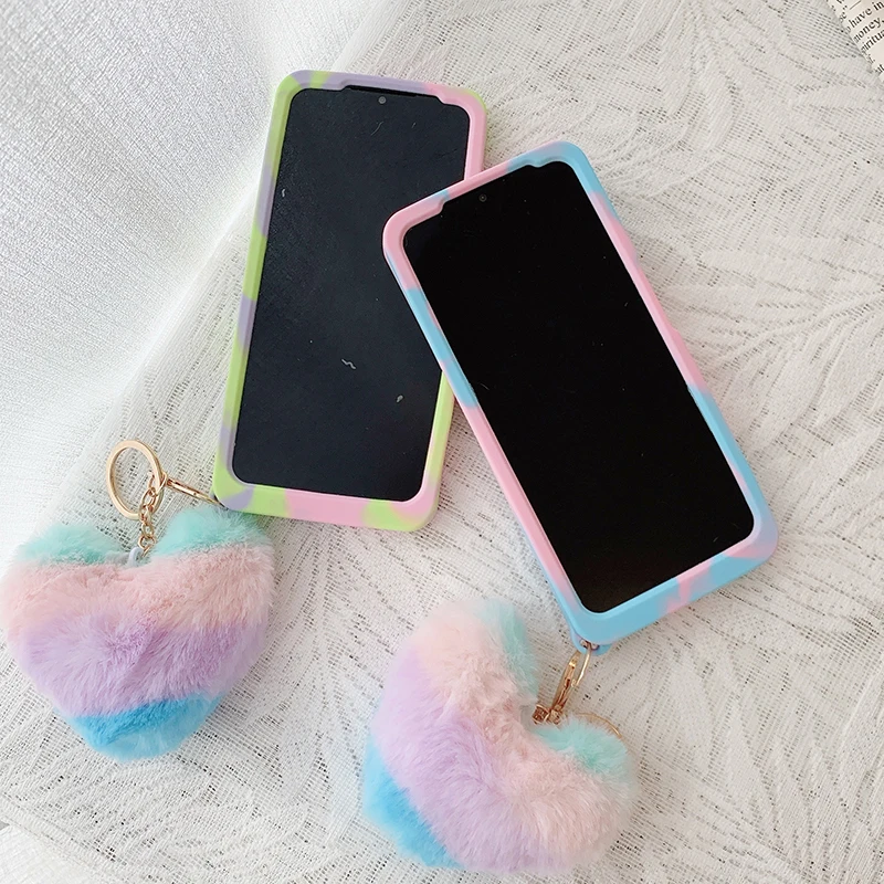 Push it Bubble Fidget Reliver Stress Case For Samsung A12 A21 A31 A51 A71 A01 A32 A10E A20 A30 A50 A11 3D Heart Silicone Cover