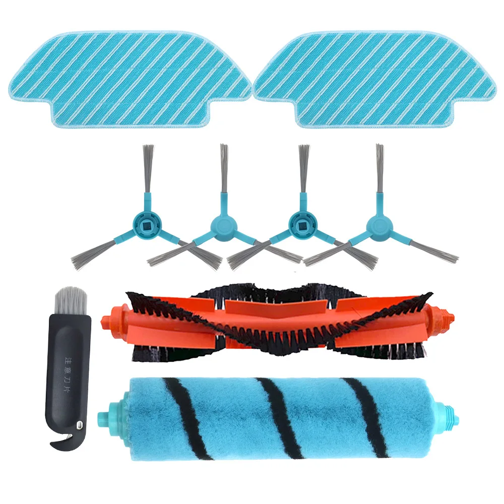 BPfire Roller spazzola morbida spazzola laterale panno Mop per Cecotec Conga 5090 4090 6090 aspirapolvere Robot spazzatrice Cecotec