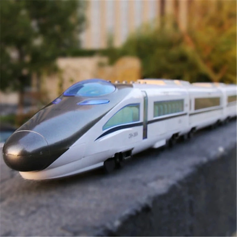 New L115cm Remote Control Train  Simulated Subway High-Speed Train EMU Model With light And Sound RC Train Model