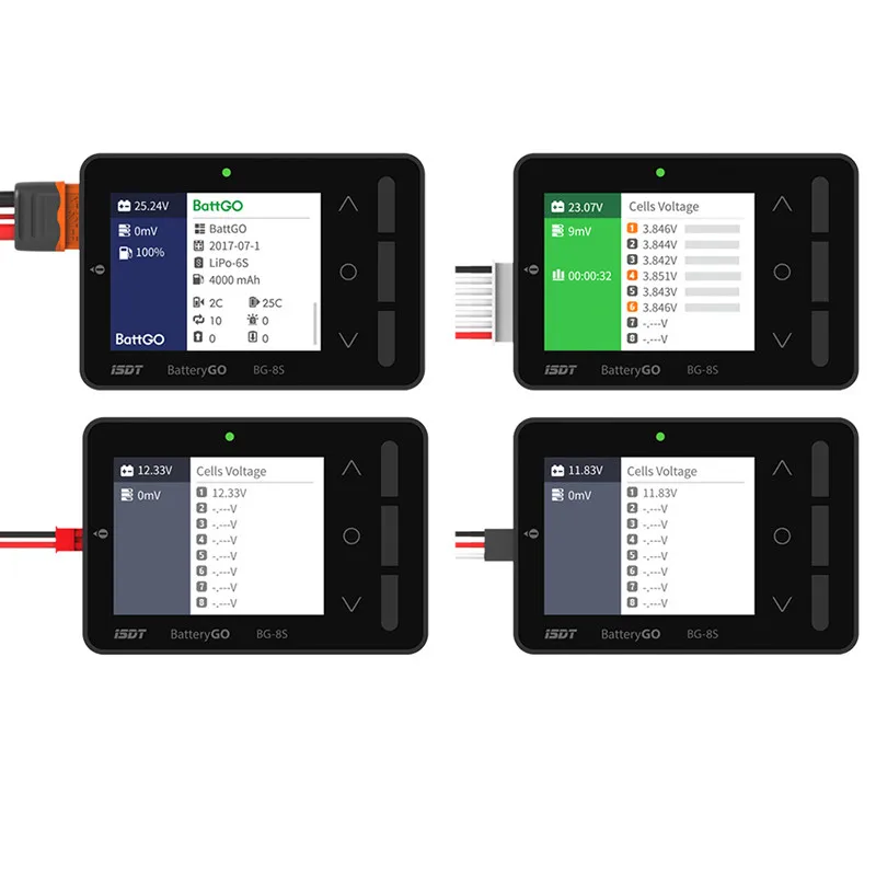 ISDT BattGo BG-8S Smart Battery Checker Balancer Receiver Signal Tester Quick Charge Function
