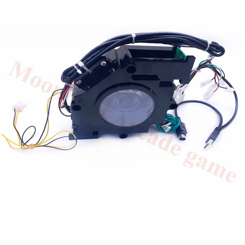 3'' diameter Arcade illuminatedTrackball with USB/PS2 connector for classics game board/coin operated game machines trackball