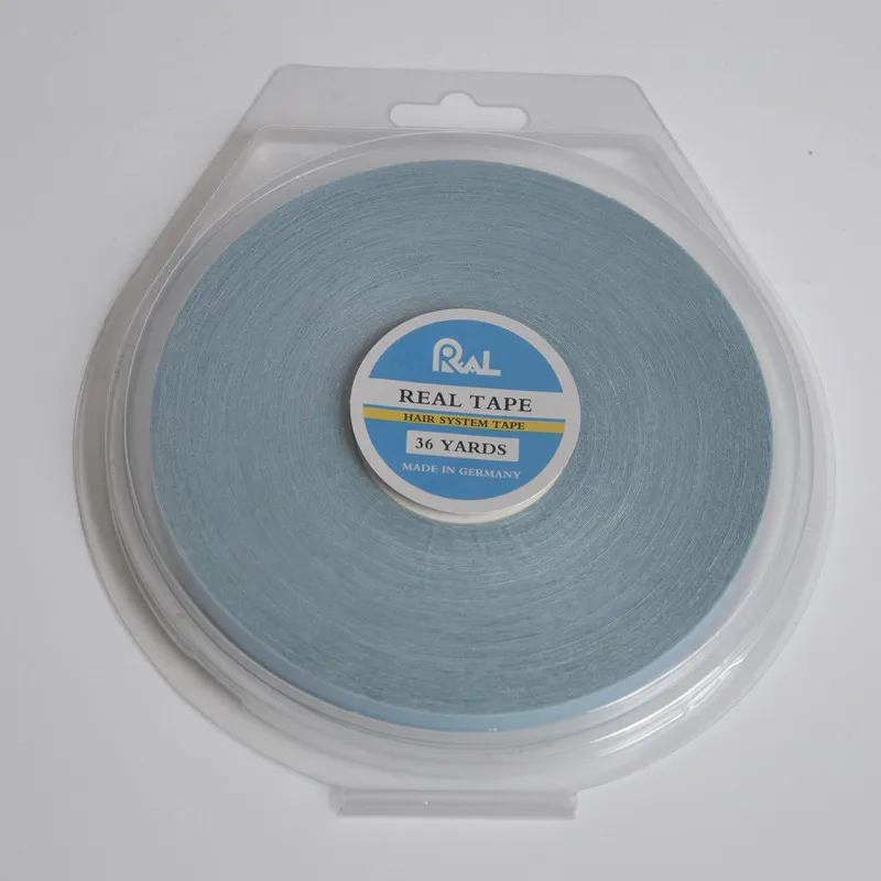 0.8cm*36yards Real Hair Extension Tape Hair System Tape Double Adhesive Tape For Tape in Hair Extension