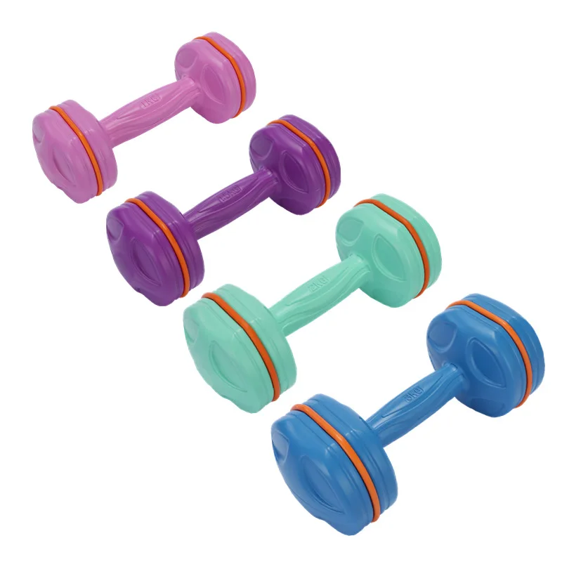 Unisex Small Dumbbells Non-slip Home Fitness Equipment Sand Filling Environmental Protection Exercise Aerobics Dumbbells