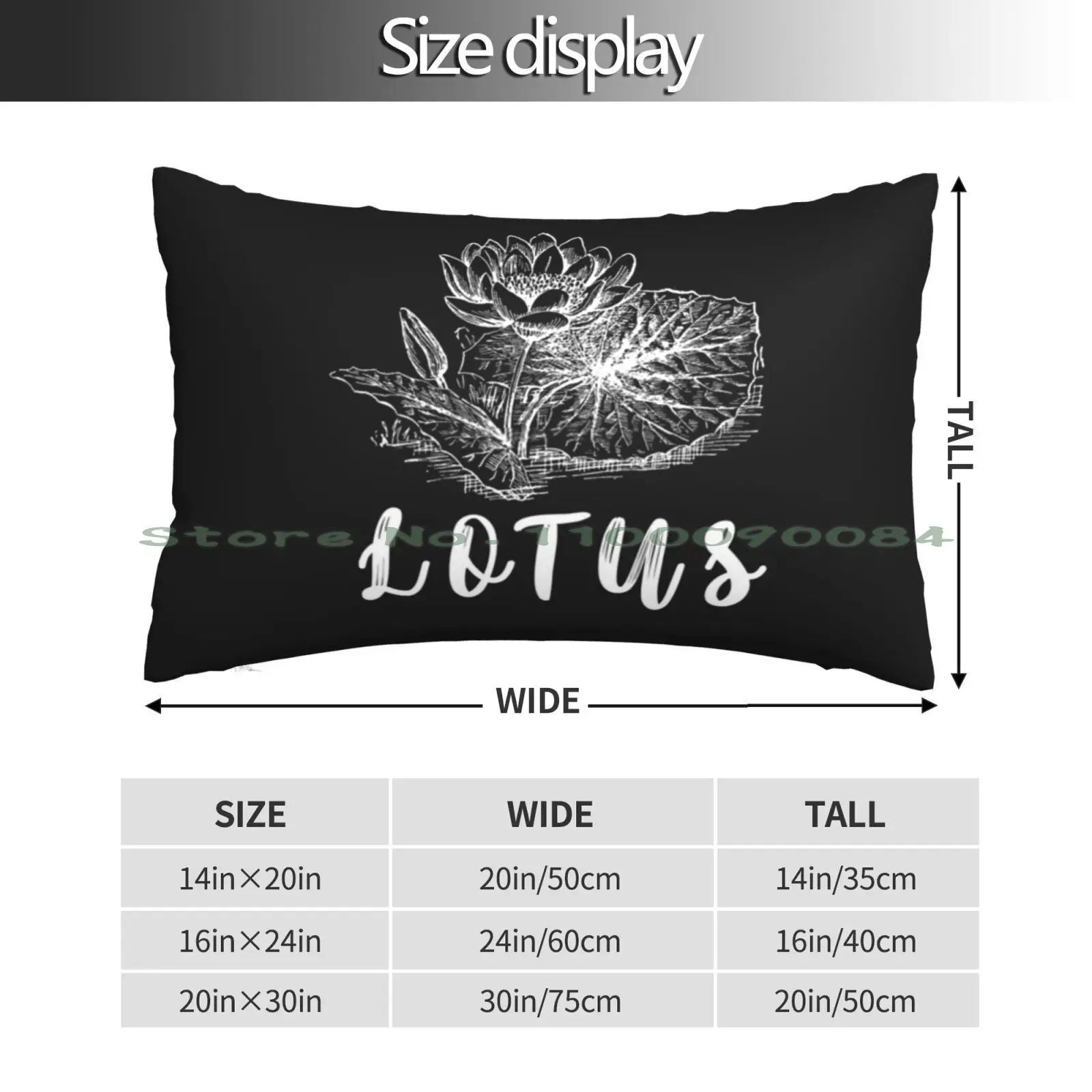 Black Lotus Leaf Pillow Case 20x30 50*75 Sofa Bedroom Mv Agusta Motorcycle Motorbike Racer Vehicle Transportation Long