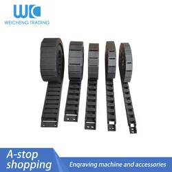 Bridge Cable Chain 15*15 20 30 40 50mm Wire Transmission Carrier Plastic Drag Towline For 3D Printer CNC Engraving Machine