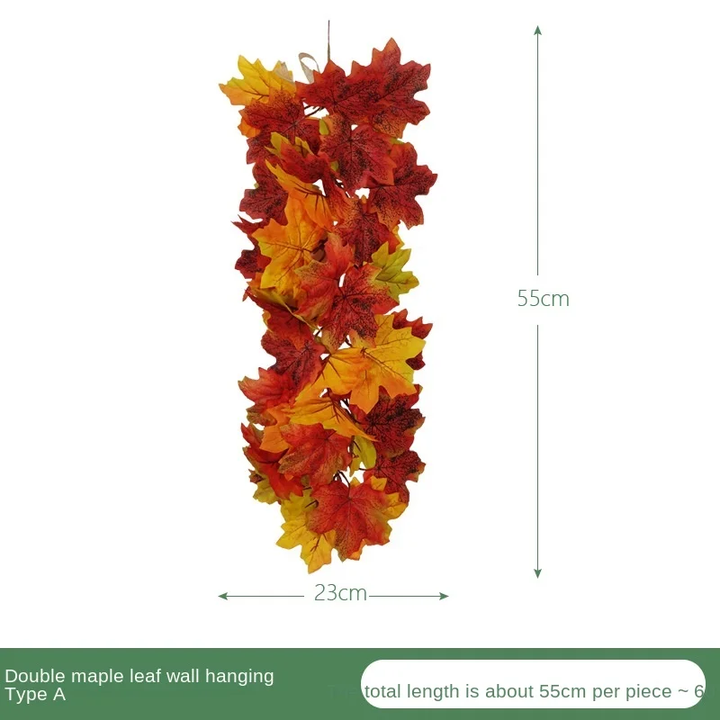 Maple Leaf Ornaments Home Interior Wall Hanging Autumn Leaves Autumn Colors Dead Leaves Maple Halloween