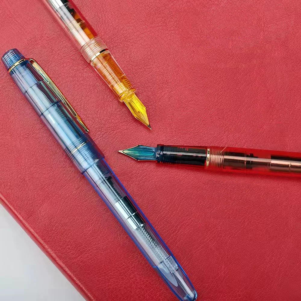 Transparente Farben Füll federhalter Kunst Kreation 0,5mm Kalligraphie Tinte Stift für Schul büro Schreib werkzeug Briefpapier Geschenk Stift – Detail 3