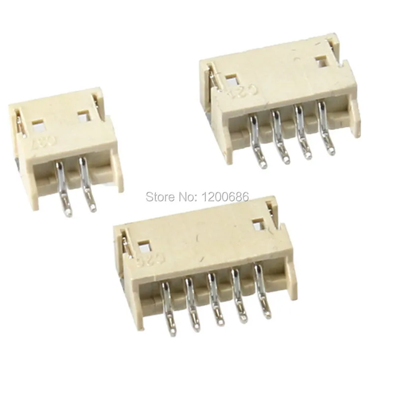 ZH1.5 Vertical ZH1.5MM SMD Connector Terminal Socket  ZH 1.5mm ZH 2 3 4 6 10-Pin Connector Plug
