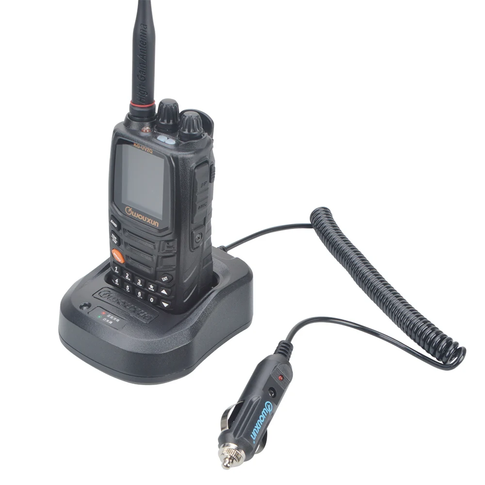 KG-UV2Q dwukierunkowy radio UV dwuzakresowy wzmacniacz krzyżowy siedem pasmowy RX 10W FM analogowy Walkie talkie UHF VHF Wouxun