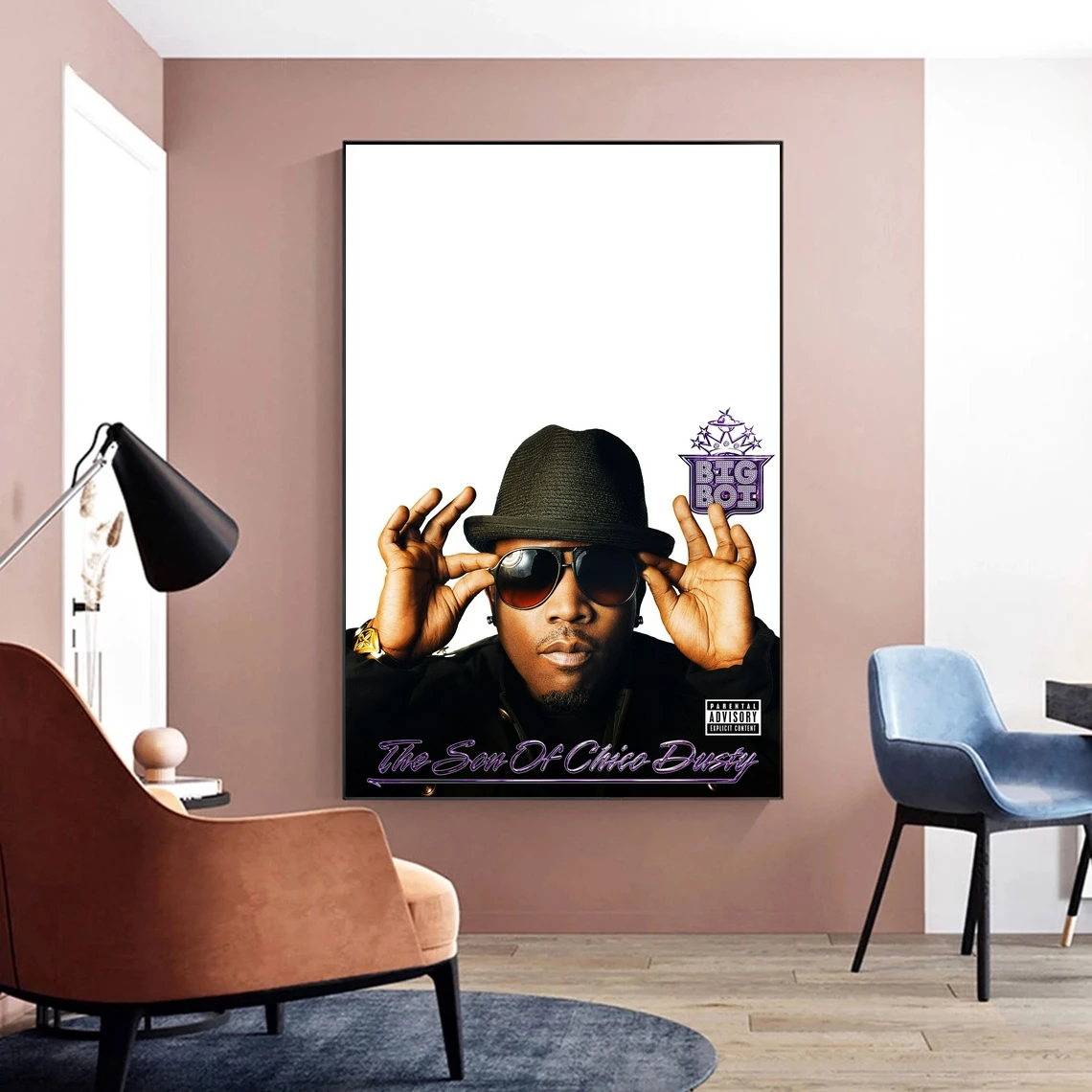 Big Boi Sir Lucious Left Foo The Son of Chico Dusty Music Album Cover Poster Rap Hip Hop Pop Music Star Canvas Poster Print