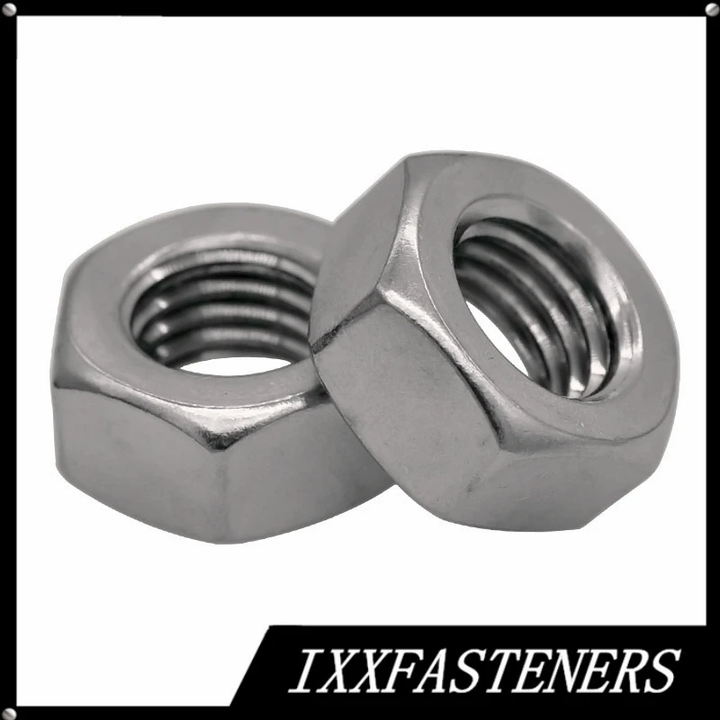 

DIN934 M8 ~ M30 SAF 2507 дуплексные шестигранные гайки из нержавеющей стали, высокая антистрессостойкость и механические ASTM/ASME:A240 - UNS S32750