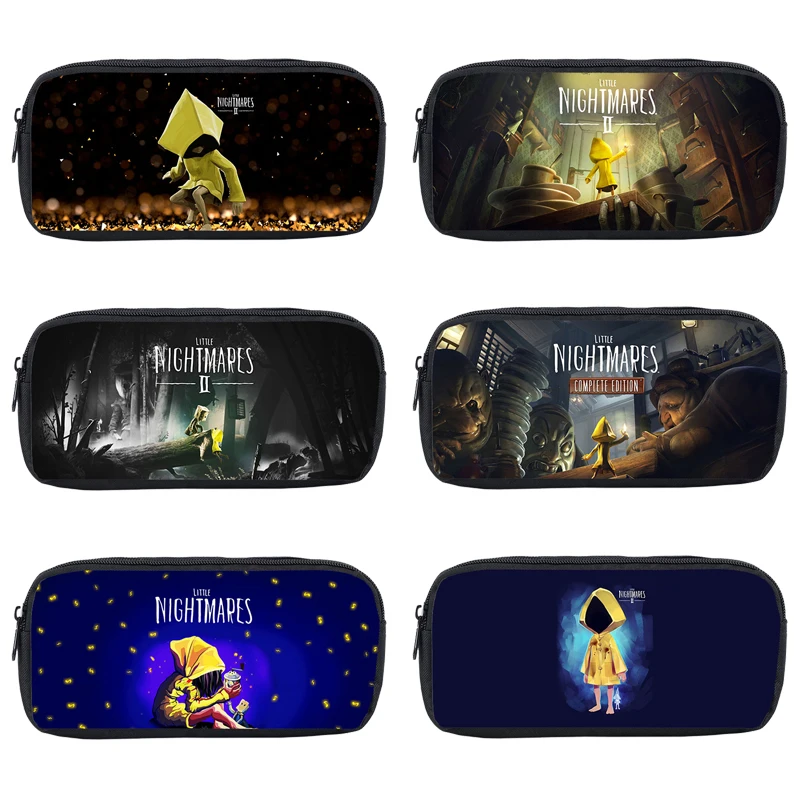 

Little Nightmares 2 Pencil Case Boys Girls Teens PenBag Students Stationery Storage Box kids School Pen Box Women Cosmetic Bag