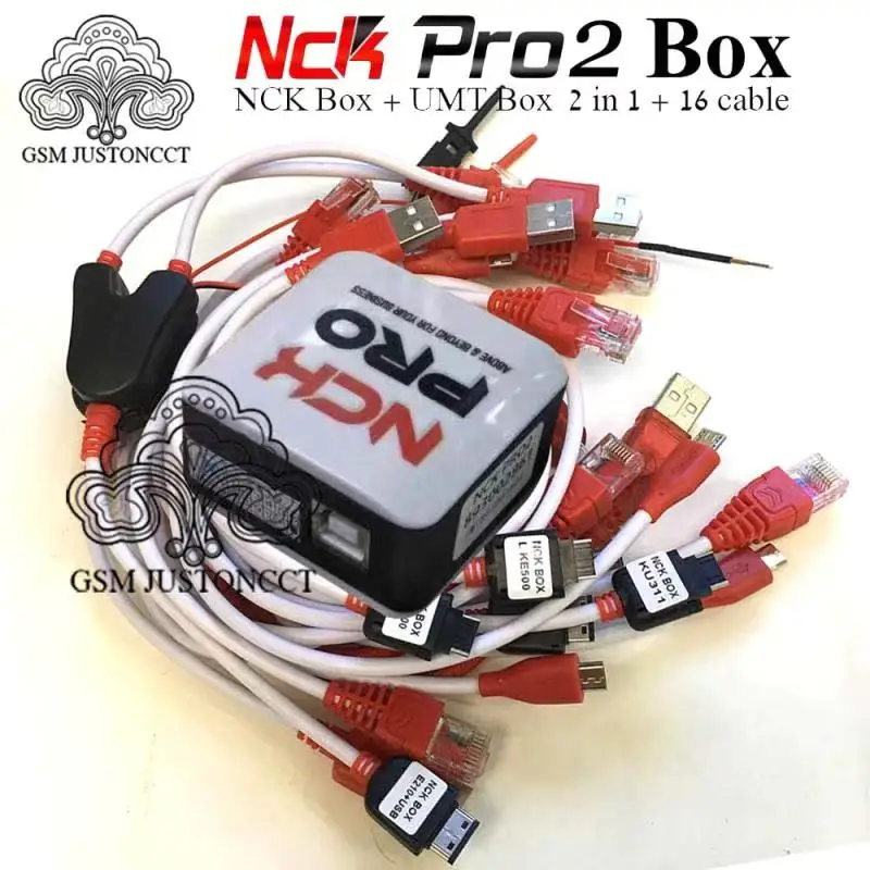 NCK Pro 2 Box for Huawei, Supports NCK + UMT 2 in 1, 16 Cable