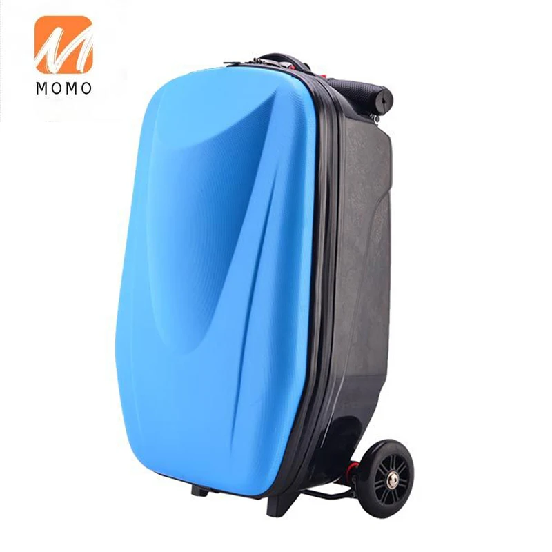 100%PC Fashion 21-Inch Student Suitcase Scooter Boy Cool Cover 3D Business Travel Luggage Boy