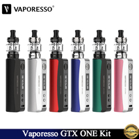 Original Vaporesso GTX ONE VW Kit with 2000mAh GTX One Box Mod 3ml GTX Tank 18 Compatible GTX Coils E Cigarette Vape vs Gen Kit