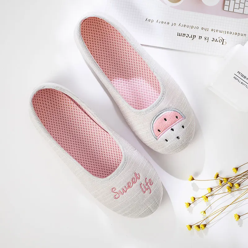 Spring Summer Bag And Pregnant Women\'s Lovely Non Slip Soft Bottom Women Slippers 2 Colors Rubbers Girl Shoes Slippers