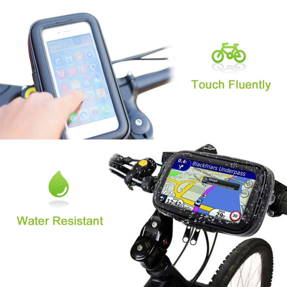 Wasserdichte Fahrrad-Handyhalterung Motorrad-Lenker-Handytasche für iPhone 17 Pro Max 16 Samsung Fahrrad-Handyhalterung – Detail 6