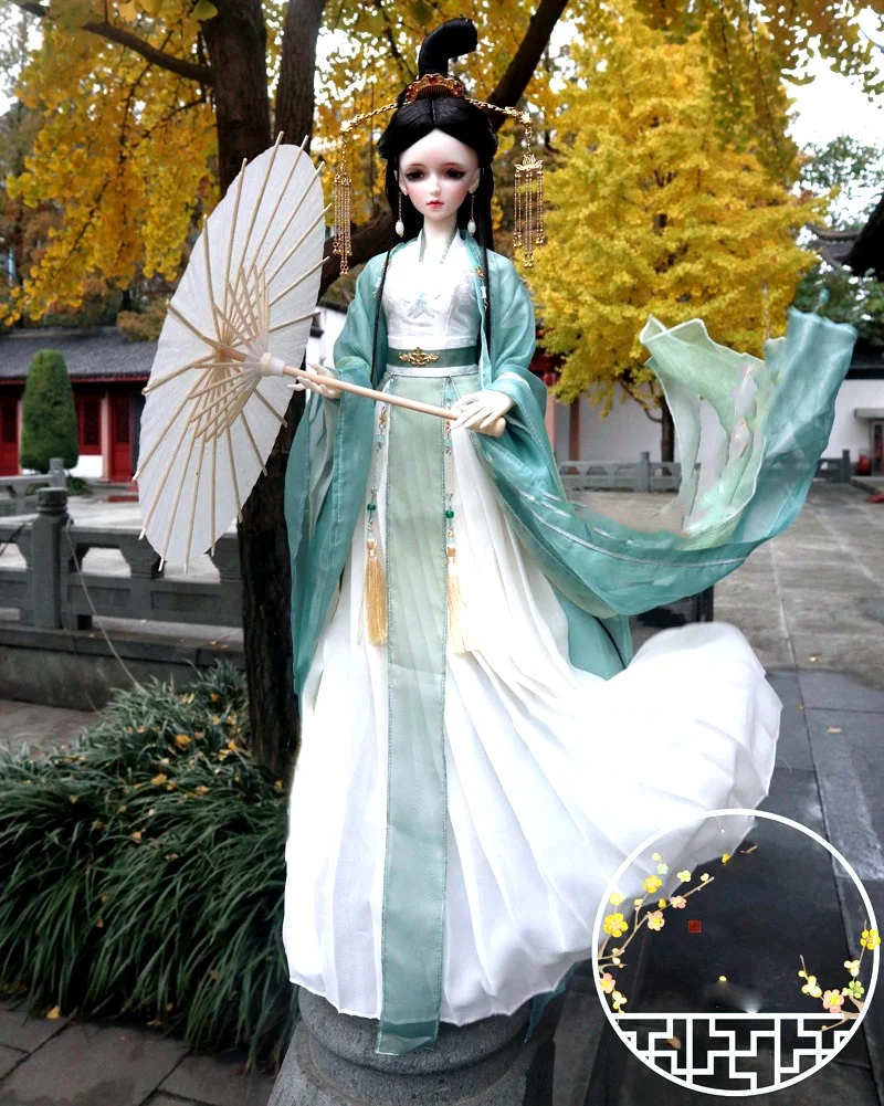 1/4 1/3 scale BJD clothes Chinese Hanfu ancient costume Fairy dress for BJD/SD MSD SD13 doll accessories C0205