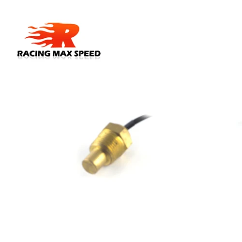 Imagen 2 del producto Medidor de temperatura del agua Horizontal Universal LCD 2 en 1 para coche, voltímetro de voltaje y temperatura, Sensor de pantalla Digital, Kit de 10mm y 12/24V