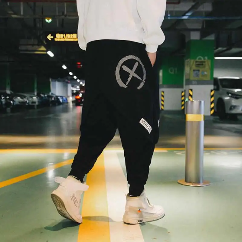 Harem Pants Men Mens Streetwear Casual Joggers Pants Male Fashions Hip hop Track Pants Sweatpants