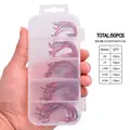 50 piezas rojas