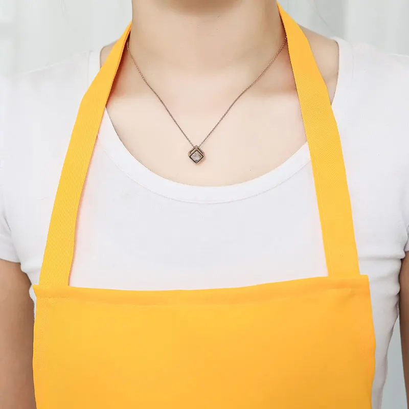 Waterproof Oil Cooking Apron Chef Aprons for Women Men Kitchen Bib Apron Idea for Dishwashing Cleaning Painting WWO66