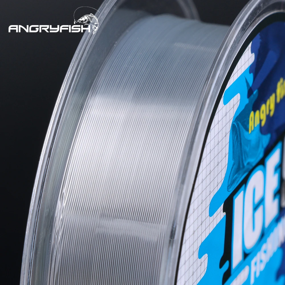 Angryfish High quality material profession Ice Fishing Line 100m Winter Fishing Nylon Line Monofilament Super Strong Nylon Line