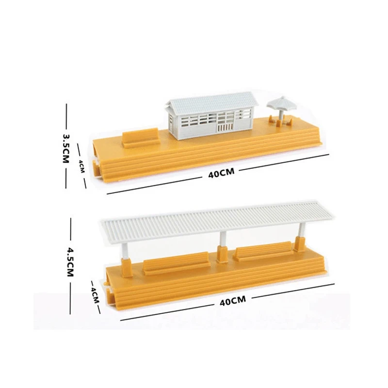 

D504 Tmas electric train track toy generic track scene accessories (someplace + waiting room)