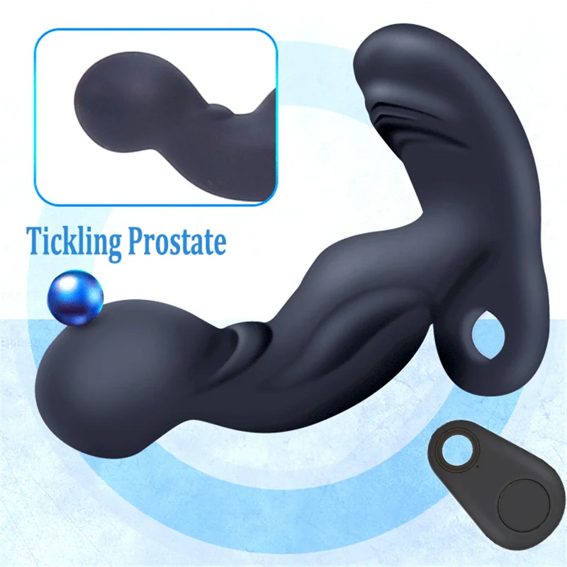 

12 Mode Vibrating 7 Mode Tickling Prostate Massager Gay Toys Anal Plug Buttplug G-Spot Stimulate Vibrator Sex Toys For Men Women