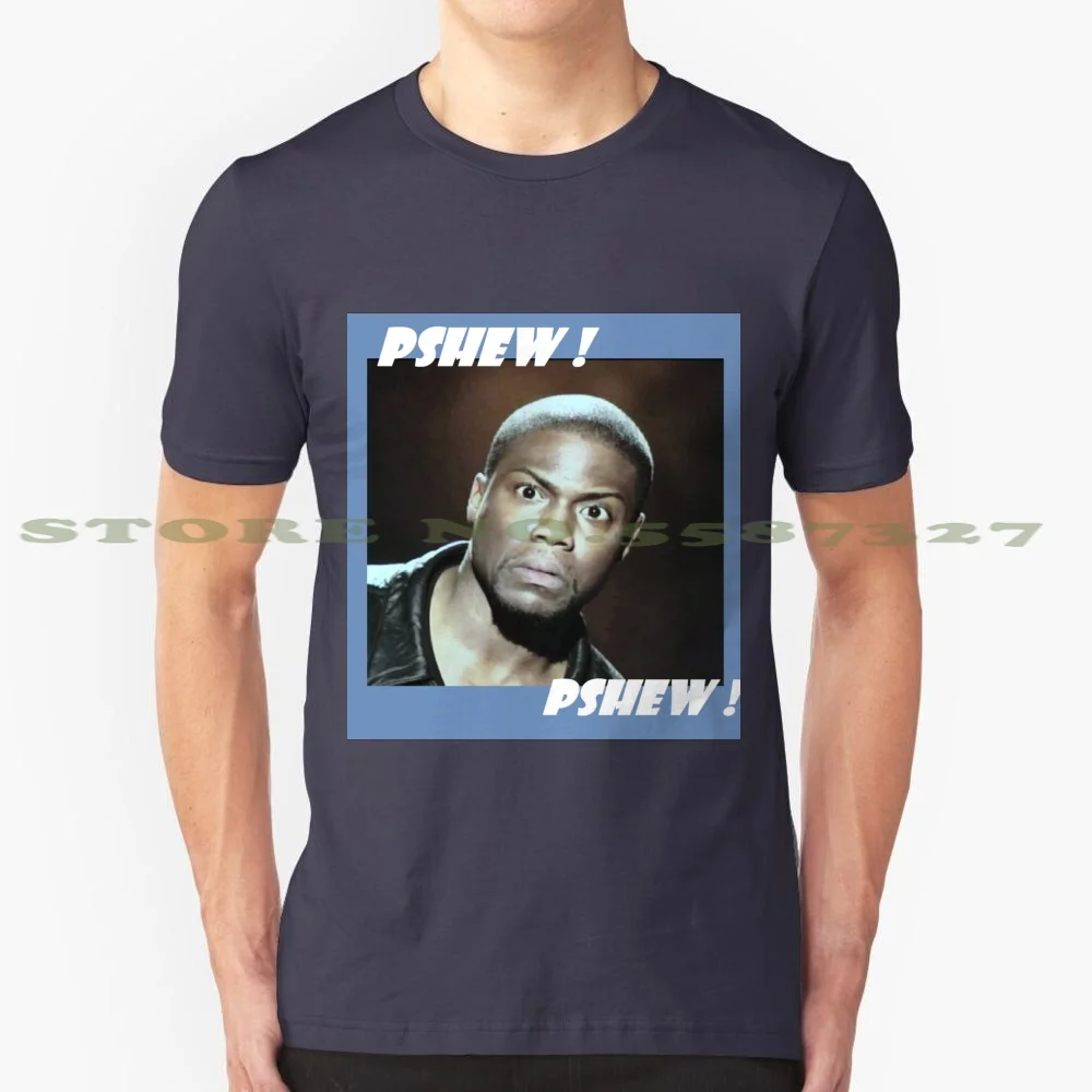 Kevin Hart Pshew Pshew 100% Cotton T-Shirt Kevin Hart Kevin Comedy Chris Rock Sex Standup Black Hip Hop Rap Rapper Gun Gunshot