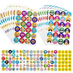 480 Pcs Reward Stickers Motivational Stickers for School Reward Students Teachers Cute Animals Sticker Labels Children Kids Gift