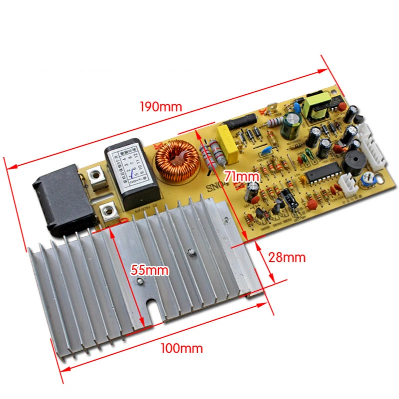 Induction cooker motherboard general board Circuit board modified board repair parts universal buttons