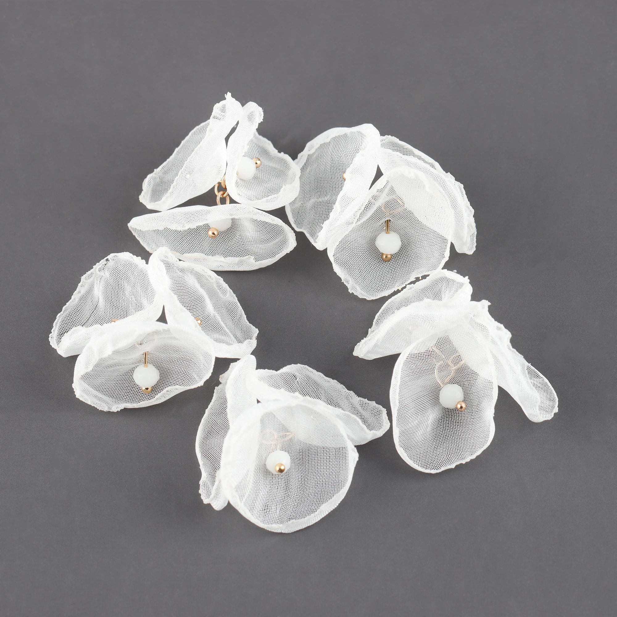 CHENGRUI  F160,  jewelry making, jewelry discovery, handmade,earring accessories, flower decoration, diy earrings, 10 pcs/batch