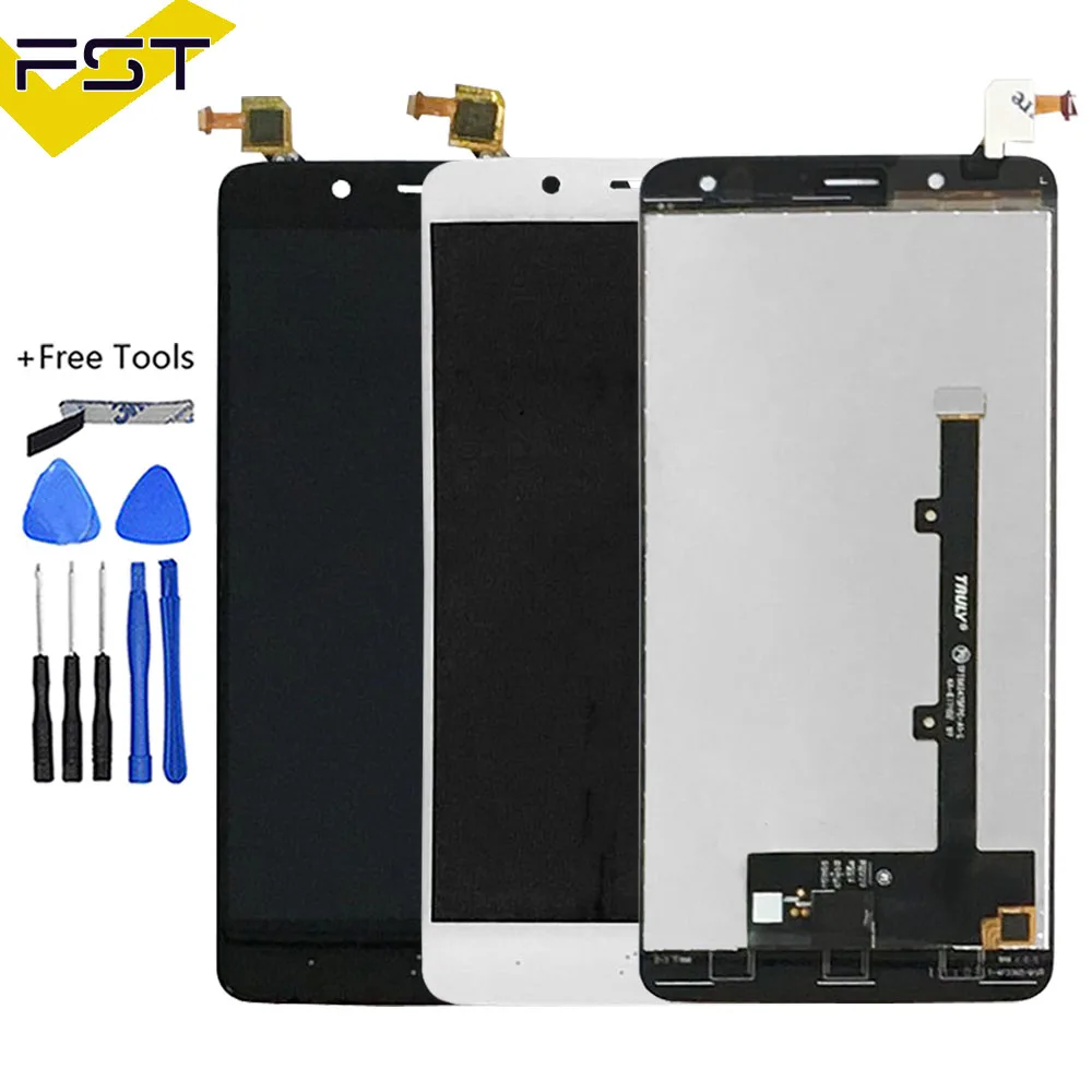 Black/White For BQ Aquaris V Plus LCD Display+Touch Screen LCD Digitizer Glass Panel Replacement LCD Panel Tactil For VS Plus