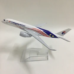 JASON TUTU 16cm Malaysia Airlines Airbus A350 Model Airplane Diecast Metal 1/400 Scale Plane
