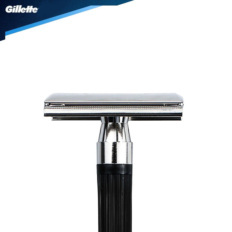 Gillette Super Blue Men Shaving Razors 1 Holder With 1 Blade Official Authentic Safety Razors Shaving Beard For Men