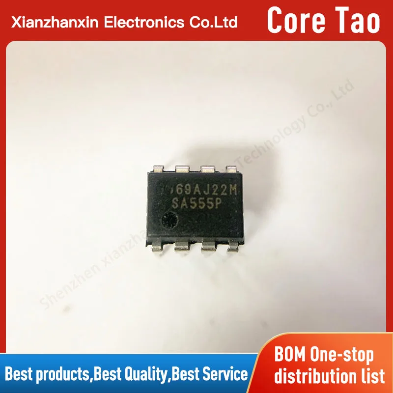 10PCS/LOT SA555P SA555 555 DIP8 Programmable timer and oscillator