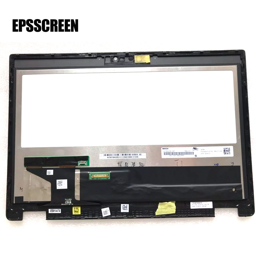 Imagem -02 - Tela de Substituição para Dell Latitude 5289 12.5 Polegadas Lcd Fhd Touch Screen Montagem Digitalizador com Moldura Vdgh2 82mkg 050 W7x