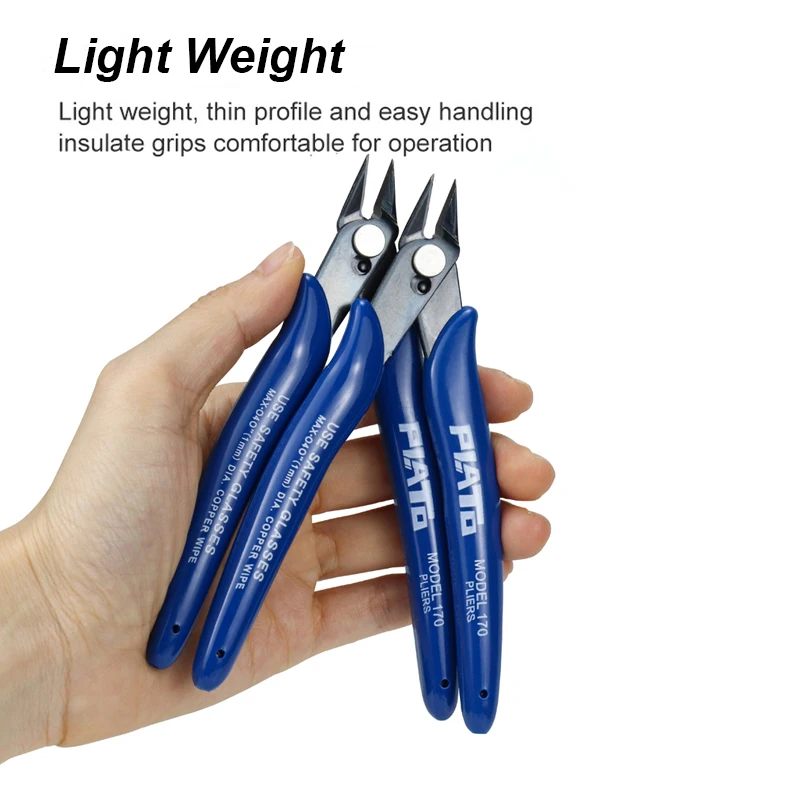 1/5/10PCS Model Diagonal Pliers 170 Cutting Plier Wire Cable Cutters Side Snips Flush Pliers Mini Hand DIY Electronic Tools