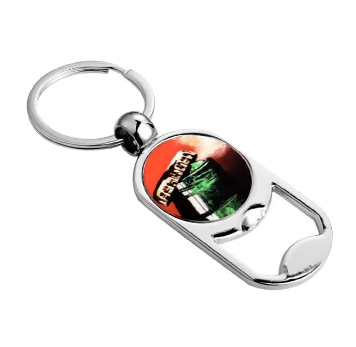 

DHL50pcs Sublimation DIY Blank White Mini Beer Bottle Opener Aluminum Alloy Kitchen Keychain