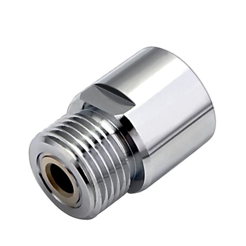 ELECQUEEN Soda Cylinder Adapter,Thread W21.8 Convert To TR21-4,Soda Bottle Converter for Homebrew Co2 Regulator Beer Carbonated