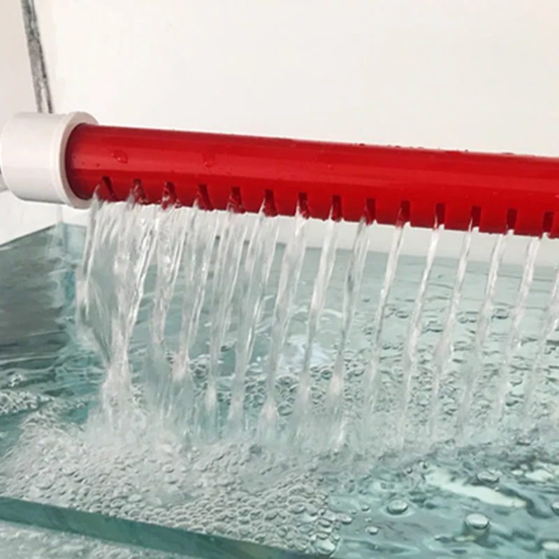 5 colori acquario tubo di pioggia tubo dell'acqua a goccia Downcomer Cess-Pipe acquario tubo in PVC filtro accessori tubo di scarico deluga 1 pz